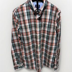 Chaps Multicolor Plaid Button-Down Shirt